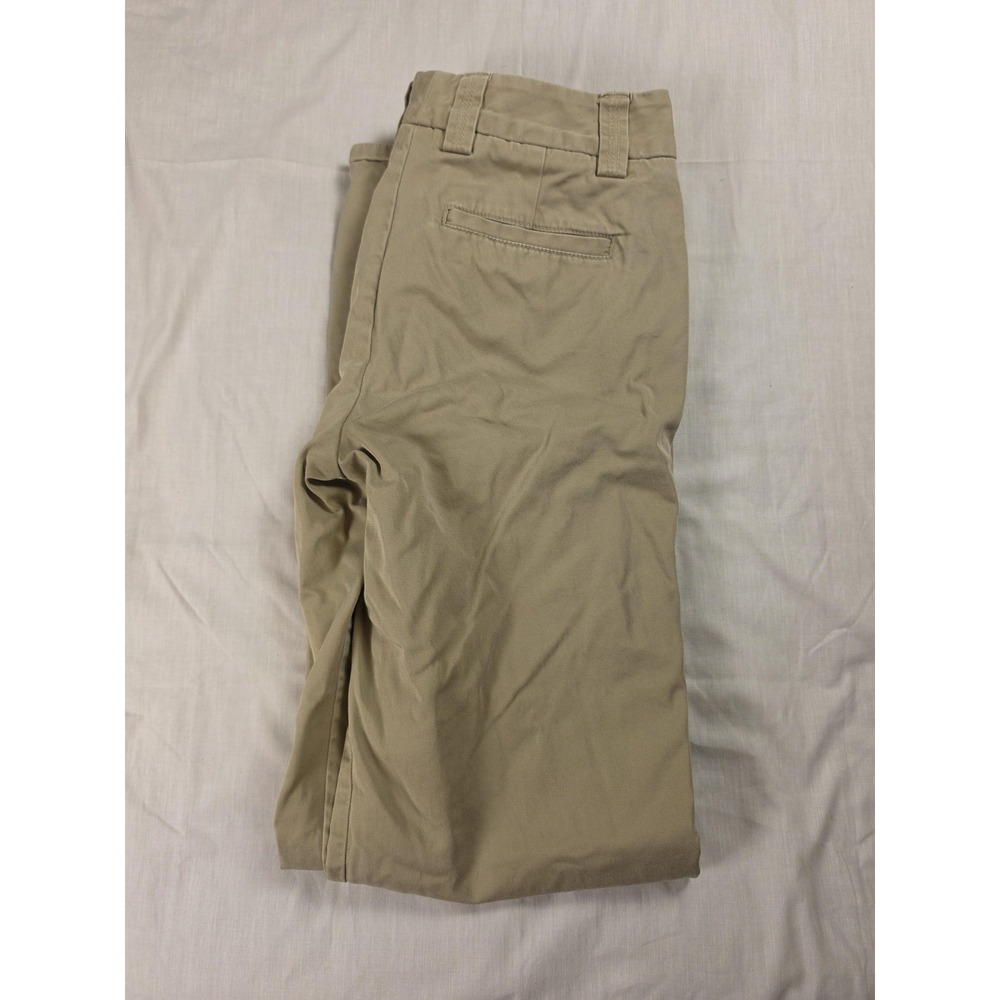 J.Crew Pants Womens 0 Beige Classic Twill Chino Dog Print Lining Hong Kong
